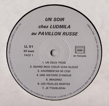 Load image into Gallery viewer, Ludmila* : Un Soir Chez Ludmila Au Pavillon Russe (LP)