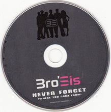 Load image into Gallery viewer, Bro'Sis : Never Forget (Where You Come From) (CD, Album)