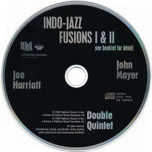 Load image into Gallery viewer, Joe Harriott And John Mayer Double Quintet* : Indo-Jazz Fusions I & II (CD, Comp)