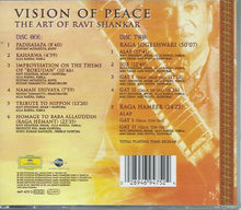 Load image into Gallery viewer, Ravi Shankar : Vision Of Peace: The Art Of Ravi Shankar (2xCD, Comp)