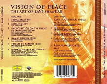 Load image into Gallery viewer, Ravi Shankar : Vision Of Peace: The Art Of Ravi Shankar (2xCD, Comp)