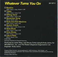 Load image into Gallery viewer, West, Bruce & Laing : Whatever Turns You On (CD, Album, RE)