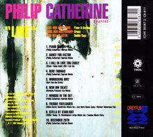 Load image into Gallery viewer, Philip Catherine Quartet : "Live" (CD, Album, Dig)