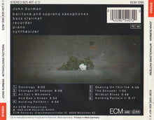 Load image into Gallery viewer, John Surman : Withholding Pattern (CD, Album, RP, PMD)
