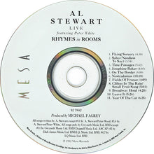 Load image into Gallery viewer, Al Stewart Live Featuring Peter White : Rhymes In Rooms (CD, Album)