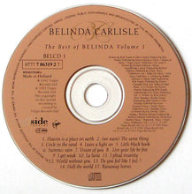Load image into Gallery viewer, Belinda Carlisle : The Best Of Belinda Volume 1 (CD, Comp)