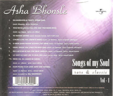 Load image into Gallery viewer, Asha Bhonsle* : Songs Of My Soul Vol. 1 - Rare And Classic (CD, Comp)