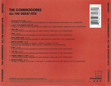 Load image into Gallery viewer, Commodores : All The Great Hits (CD, Comp, RP)