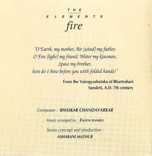 Load image into Gallery viewer, Bhaskar Chandavarkar : The Elements - Fire (CD, Album)