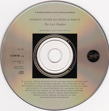 Load image into Gallery viewer, Nusrat Fateh Ali Khan & Party : The Last Prophet (CD, Album)