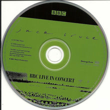 Load image into Gallery viewer, Jack Bruce : BBC Live In Concert (CD, Album, RE)