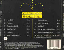 Load image into Gallery viewer, Depeche Mode : Speak & Spell (CD, Album, RE)