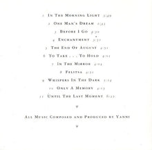 Load image into Gallery viewer, Yanni (2) : In My Time (CD)