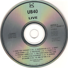 Load image into Gallery viewer, UB40 : Live (CD, Album)