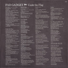 Load image into Gallery viewer, Fad Gadget : Under The Flag (LP, Album)
