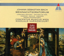 Load image into Gallery viewer, Johann Sebastian Bach – Esswood*, Equiluz*, Nimsgern*, Wiener Sängerknaben*, Concentus Musicus Wien, Nikolaus Harnoncourt : Weihnachtsoratorium (2xCD, Album, RE + Box)