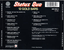Load image into Gallery viewer, Status Quo : 12 Gold Bars (CD, Comp, RE, RP)