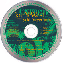Load image into Gallery viewer, kanYeWest* Featuring Jamie Foxx : Gold Digger (CD, Single, Promo)