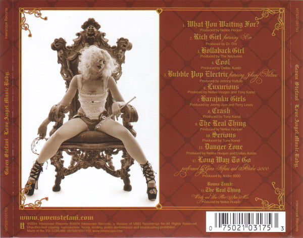 Buy Gwen Stefani : Love.Angel.Music.Baby. (CD, Album) Online for a