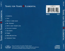Load image into Gallery viewer, Tears For Fears : Elemental (CD, Album)