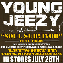Load image into Gallery viewer, Young Jeezy Feat. Akon : Soul Survivor (CD, Single, Promo)
