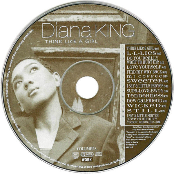 Buy Diana King : Think Like A Girl (CD, Album) Online for a great price