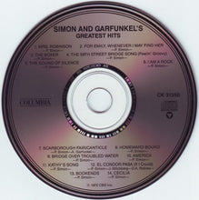 Load image into Gallery viewer, Simon And Garfunkel* : Simon And Garfunkel's Greatest Hits (CD, Comp, RE)