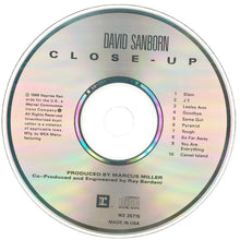 Load image into Gallery viewer, David Sanborn : Close-Up (CD, Album, Club)