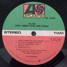 Load image into Gallery viewer, AC/DC : Dirty Deeds Done Dirt Cheap (LP, Album, RE, All)
