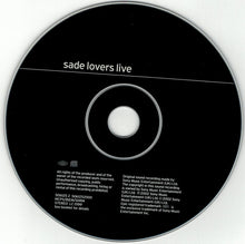 Load image into Gallery viewer, Sade : Lovers Live (CD, Album)
