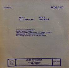 Load image into Gallery viewer, Sammy Clark : Joy And Peace / Changes (7")