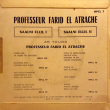Load image into Gallery viewer, فريد الأطرش* = Farid El Atrache : سألني الليل = Saalni Elleil (7")