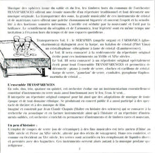 Load image into Gallery viewer, Jean-Claude Chapuis : Transparences, Volume 1 (CD, Album)