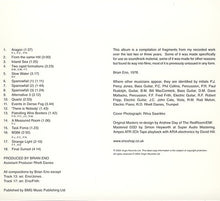 Load image into Gallery viewer, Brian Eno : Music For Films (CD, Album, RE, RM)