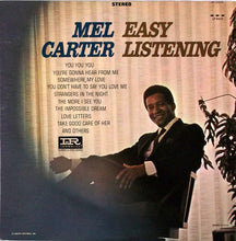 Load image into Gallery viewer, Mel Carter : Easy Listening (LP, Album)