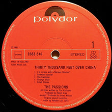 Load image into Gallery viewer, The Passions : Thirty Thousand Feet Over China (LP, Album)