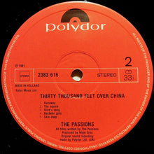 Load image into Gallery viewer, The Passions : Thirty Thousand Feet Over China (LP, Album)