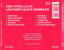 Load image into Gallery viewer, Ladysmith Black Mambazo : Zibuyinhlazane (CD, Album)