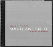 Load image into Gallery viewer, Marc Anthony : Desde Un Principio / From The Beginning (CD, Comp)