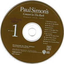 Load image into Gallery viewer, Paul Simon : Paul Simon's Concert In The Park (August 15th, 1991) (2xCD, Album)
