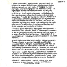 Load image into Gallery viewer, Ladysmith Black Mambazo : Thandani (CD, Album, RE)
