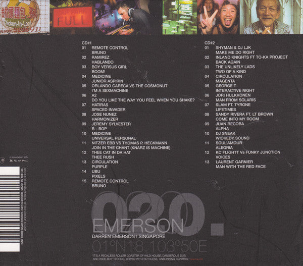 Buy Darren Emerson : Global Underground 020: Singapore (2xCD