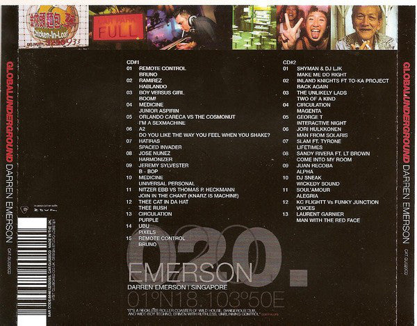 Buy Darren Emerson : Global Underground 020: Singapore (2xCD