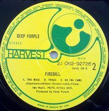 Load image into Gallery viewer, Deep Purple : Fireball (LP, Album, RP)