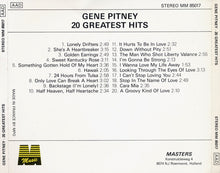 Load image into Gallery viewer, Gene Pitney : 20 Greatest Hits (CD, Comp)
