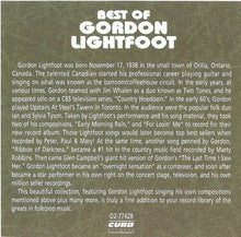 Load image into Gallery viewer, Gordon Lightfoot : Best Of (CD, Comp)