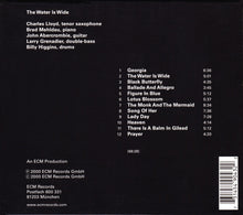 Load image into Gallery viewer, Charles Lloyd : The Water Is Wide (HDCD, Album)