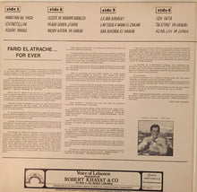 Load image into Gallery viewer, فريد الأطرش* = Farid Elatrache* : فريد الأطرش..الى الأبد = Farid Elatrache..For Ever (2xLP, Comp, Gat)