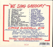Load image into Gallery viewer, Various : We Sing Gregory (CD)