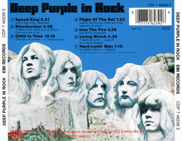 Buy Deep Purple : In Rock (CD, Album, RE) Online for a great price – Disc  Jockey Music